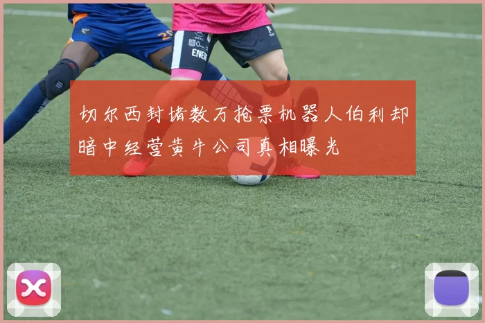 切尔西封堵数万抢票机器人伯利却暗中经营黄牛公司真相曝光